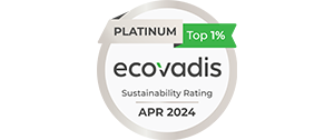 Logo: Ecovadis Platinum 2024